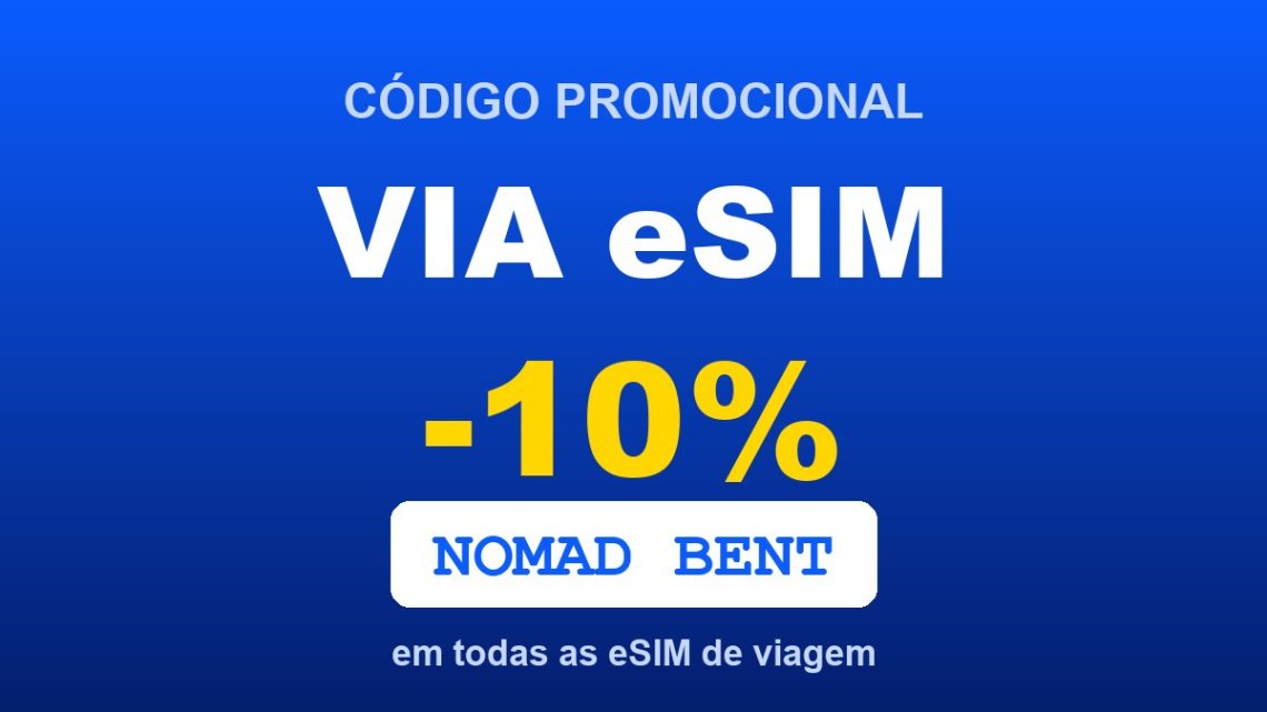 Código promocional VIA eSIM -10%: NOMAD BENT